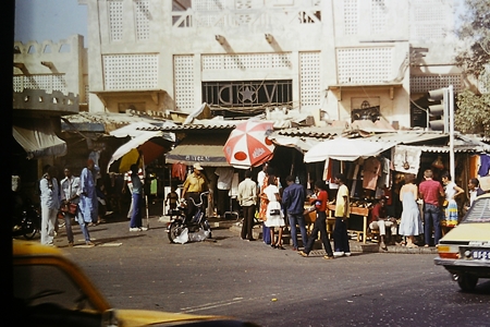 Дакар 1982 г. Рынок в центре города.